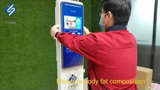 10.2 Inch Touch Screen Weight And Height Scale Body Composition Measurement