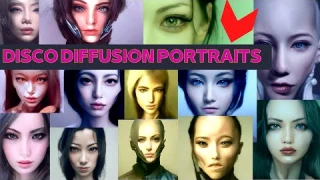 Portraits with DISCO DIFFUSION v5.6 (I Don't Seek "Sharpness", but Emotion).
