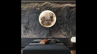 Современная светодиодная настенная лампа в виде Луны