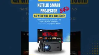 HAPPRUN Smart Projector Best Home Theater Under $300? 😍 | HAPPRUN 4K Projector Review