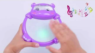 Светомузыкальный Барабан Бегемотик, BeBeLino 58156