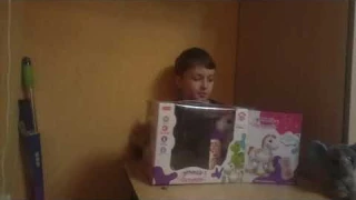 расспакоуваем робот-лошадь,,Умный питомец,,