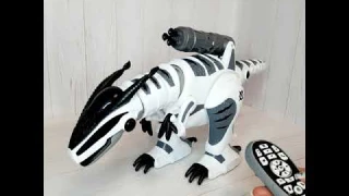 Динозавр робот игрушечный на радиоуправлении с аккумулятором K9 для детей от 6 лет, Динозавр на пуль
