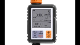 Автоматический электронный таймер воды с ЖК экраном.Automatic electronic water timer with LCD screen