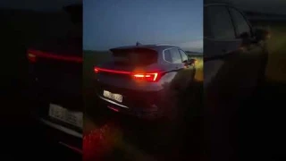 EXEED LX Ночной Обзор Салона Автомобиля и Внешней Оптики в Туман