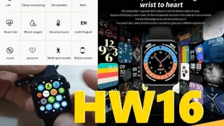 Cobrafly HW16 44мм - умные часы, с микрофоном и динамиком + много функций - распаковка...