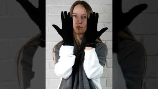 Утеплённые женские перчатки с возможностью управлять сенсорным телефоном с AliExpress + видео