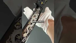 We Made a beautiful Obsidian Katana !