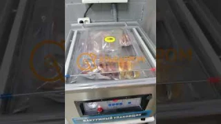 Вакуумный упаковщик dz-500 процесс работы