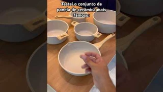 Conjunto de panelas de cerâmica mais barato da internet (ID Shopee: ART-JHX-GEK )