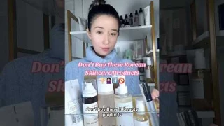 Don't Buy These Korean Skincare Products! #koreanskincareproducts  #kbeautyproducts #koreanskincare