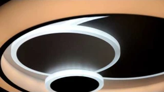 Светодиодная люстра 10255/S LED с пультом управления