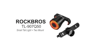 ROCKBROS TL907Q50, TL907Q51, TL907Q52 Bicycle Tail Light Rechargeable