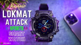 LOKMAT ATTACK ⌚️| Best Budget Outdoor Sports Smartwatch|Detailed Review, Unboxing with a water test.