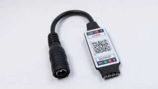 Bluetooth контроллер для RGB светодиодной ленты с AliExpress без ШИМ (без мерцания) для видео съёмки