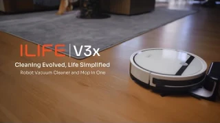 ILIFE V3x Vacuum & Mop Hybrid Robotic Cleaner | Hybrid Dust and Water Tank #ilifev3x