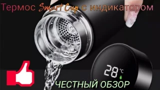 Честный обзор!Термос с датчиком температуры 500мл, видео обзор.