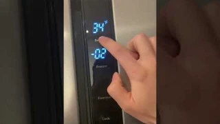 How to change Avanti fridge temperature and remove child lock
