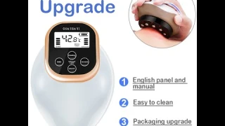 Electric Cupping Massager Vacuum Suction Massager LCD Display EMS Ventosas Anti Cellulite Magnet