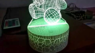 3D #ночник #RGB | #обзор | хороший вариант на #подарок