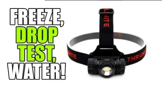 ThruNite TH01 1500 Lumen Rechargeable LED Headlamp!  We Stress Test It!