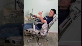 The ultimate office recliner workstation with HBADA X7 Smart Ergonomic Chair