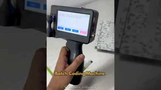 Mrp Expiry Manufacturing, Price & Date Printing Machine Handheld Inkjet Mini Wireless Printer