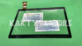 Обзор на черный сенсорный экран для планшета модели CARBAYSTAR i960 (тачскрин)