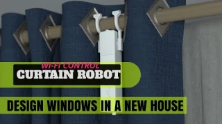 РОБОТ ДЛЯ ШТОР С WI-FI УПРАВЛЕНИЕМ #ОФОРМЛЯЮ ОКНА В НОВОМ ДОМЕ# ОБЗОР РАСПАКОВКА  РОБОТА ДЛЯ ШТОР