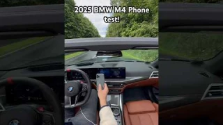 2025 BMW M4 Competition LCI PHONE TEST! Launch Controll!