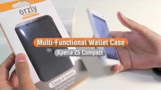 Orzly Multi Functional Wallet Case for Xperia Z5 Compact