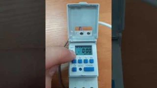 Инструкция по настройке электронного таймера