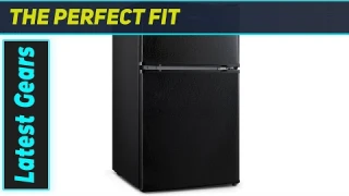 Best Compact Mini Fridge? Midea WHD-113FB1 Double Door