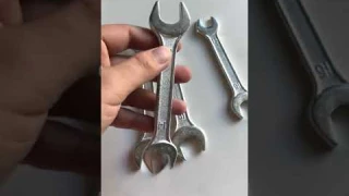 High-strength open-end wrench galvanized forged wrench double-ended manual wrench