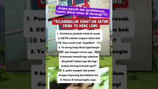 inilah KEJ4NGGALAN Kem4t!4n Yu Meng Long!! Usut Tuntas..!! #shortsviral #yumenglong