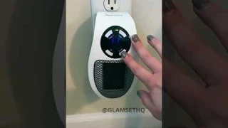 Wall Space Heater 350W Portable Electric Heater with Programmable Adjustable Thermostat