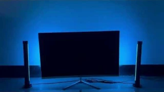 RGB настольные светильники с пультом управления для создания красочной атмосферы
