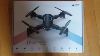 JY02 foldable drone (unboxing, and general review)
