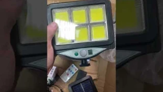 Уличный светодиодный светильник на солнечных батареях