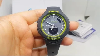 JAM TANGAN CASIO BABY-G BSA-B100SC-1A ORIGINAL UNBOXING