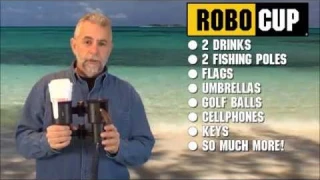 ROBOCUP CADDY BEST CUP HOLDER - FISHING, BOATING, DRUMSTICKS, WHEELCHAIR, WALKER