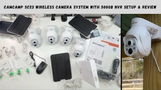 Camcamp SC23 Wireless Camera System with 500GB NVR Setup & Review