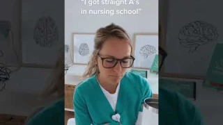 "I got straight A's in nursing school..." 😅 #shorts #nclex #nursingnotes #RN #bsn #finalsweek