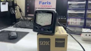 SX-20C SWR METER لقياس قوة الجهاز(الوات) والموجات المرتدة(الراجع)