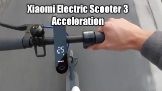 Xiaomi Mi Electric Scooter 3 - 0-25 km/h acceleration
