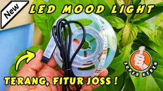 #new Lampu LED Strip Fleksibel RGB Running Mode , Nyala MOOD LIGHT Mode.