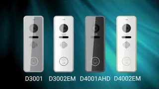 Обзор вызывных панелей CTV - D3001, D3002EM, D4001AHD и D4002EM