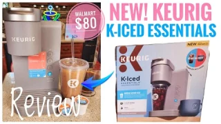 New! Walmart Keurig K-Iced Essentials Iced & Hot Single Serve K Cup Coffee Maker Review