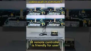 4K 2x2 HDMI Video wall controller #ProAVSolution #MeetingRooms #4KHDMIVideoWallController