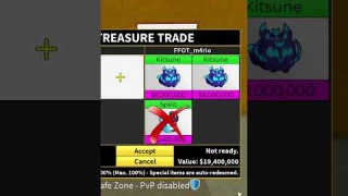 What they offer for Permanent Kitsune Fruit - Blox Fruits